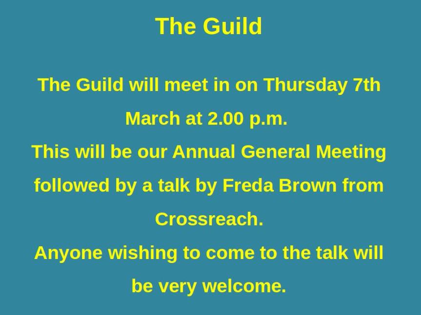 Notices 3 march 2019