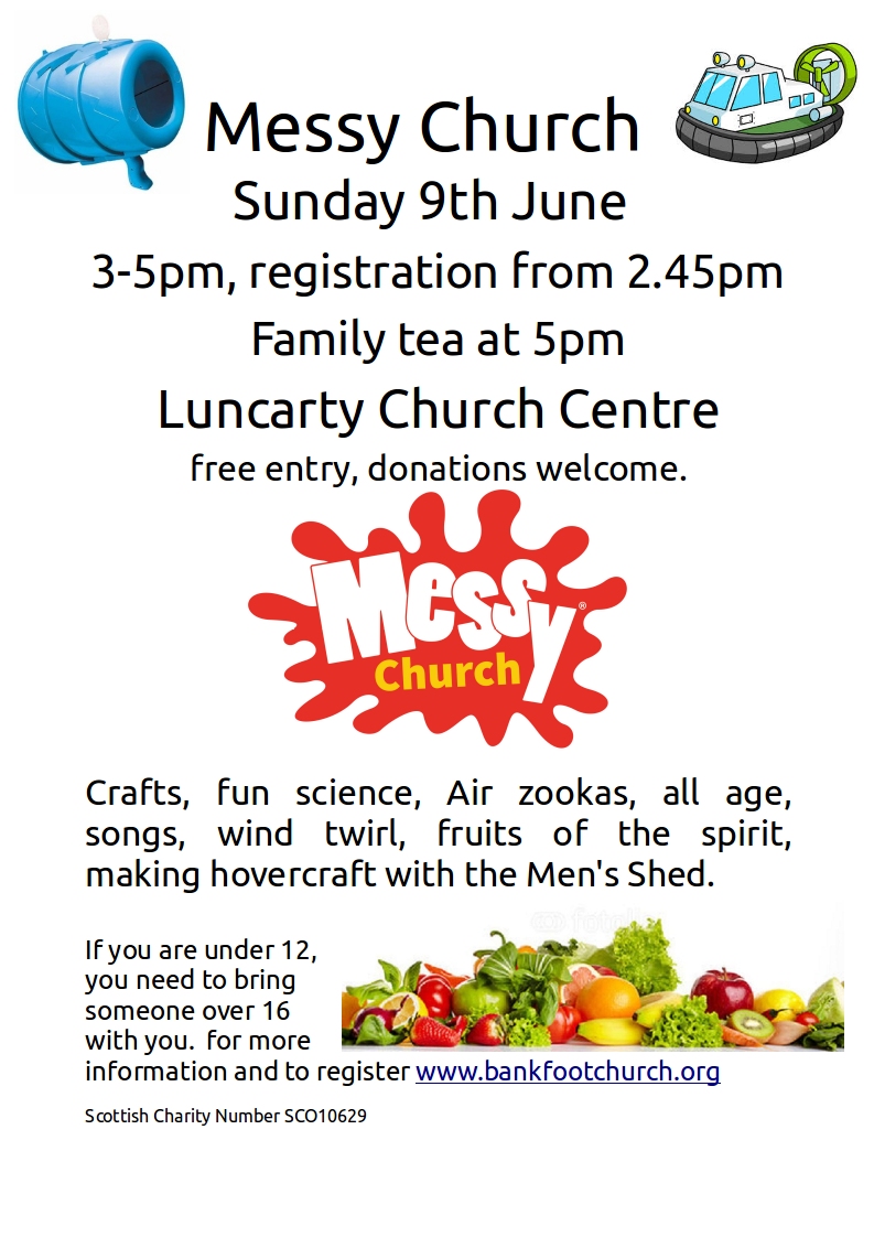 Messy Church flier June 2019